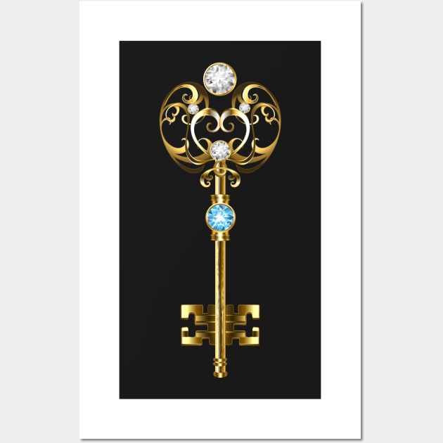 Gold Key Wall Art by Blackmoon9